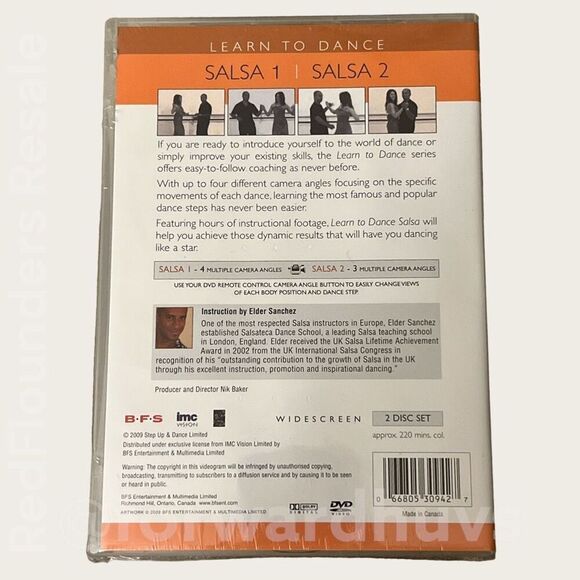 Bundle Sale 3 for $15 | Salsa 1 & Salsa 2 (3+ Hours) 2-Disc DVD Box Set - Picture 5 of 7